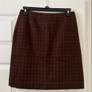 Casual Corner Brown and Pink Skirt